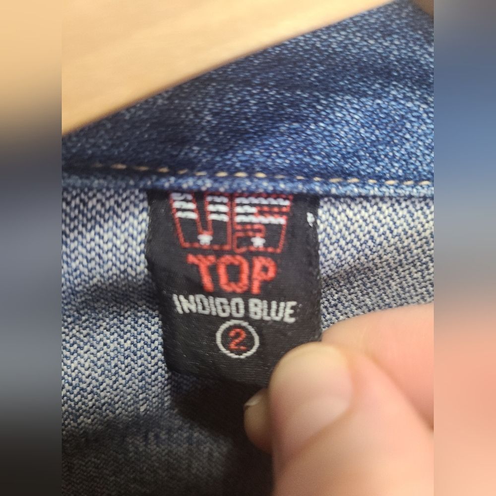 The Inigo Vintage Denim Jacket By US Top M - Picture 12 of 13